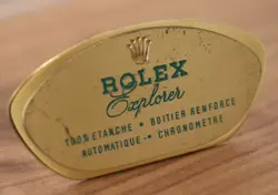 PLAQUE ROLEX