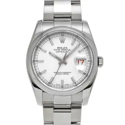 ROLEX DATEJUST 116200 WHITE WATCH 678058
