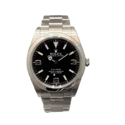 ROLEX EXPLORER 1 G 214270 BLACK CASE SIZE 39MM MEN'S USED WATCH #71277