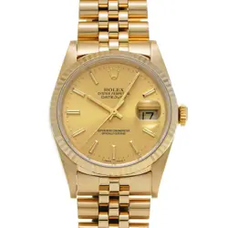 ROLEX DATEJUST 16238 CASE SIZE 3636MM BAND SIZE 19CM MEN'S USED WATCH #7107