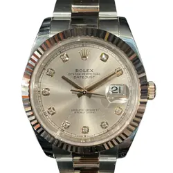 ROLEX DATEJUST 41 SANDUST 126331 PINK CASE SIZE 41MM MEN'S USED WATCH #71147