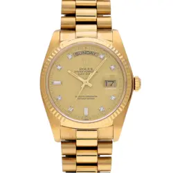 ROLEX DAY DATE 18038A CASE SIZE 3636MM BAND SIZE 18CM MEN'S USED WATCH #7117