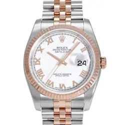 ROLEX 116231 WHITE MEN'S USED WATCH #72147