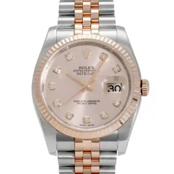 ROLEX 116231G PINK MEN'S USED WATCH #7137