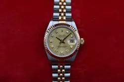 ROLEX 69173 CHAMPAGNE DIAMOND DATEJUST 26MM 1998