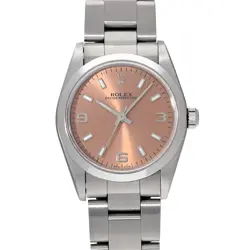 ROLEX OYSTER PERPETUAL 77080 PINK CASE SIZE 3131MM UNISEX USED WATCH #74117