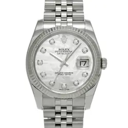 ROLEX DATEJUST 116234NG WHITE CASE SIZE 3636MM MEN'S USED WATCH #7137