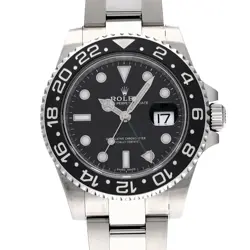 ROLEX GMT-MASTER II 116710LN BLACK CASE SIZE 4040MM MEN'S USED WATCH #71167