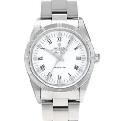 ROLEX AIR KING 14010 WHITE CASE SIZE 3434MM MEN'S USED WATCH #71147