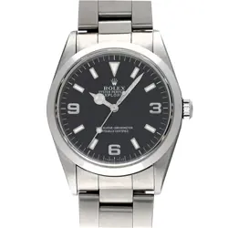 ROLEX EXPLORER 14270 BLACK CASE SIZE 3636MM MEN'S USED WATCH #77857