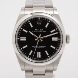 ROLEX OYSTER PERPETUAL 134300 SS SS AT BLACK DIAL 1 EXTRA LINK