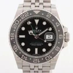 ROLEX GMT MASTER II 116710LN SS SS AT BLACK DIAL 1 EXTRA LINK