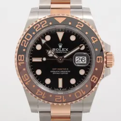 ROLEX GMT MASTER II 126711CHNR SSPG SSPG AT BLACK DIAL