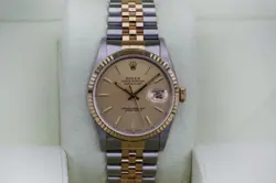 ROLEX 16233 CHAMPAGNE DATEJUST 36MM 1989