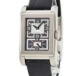 ROLEX CELLINI PRINCE 5443 BLACK USED WATCH #7107