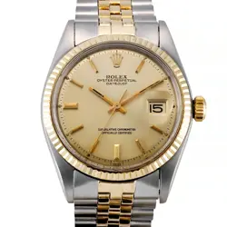 ROLEX DATEJUST 1601 GOLD CASE SIZE 36MM X 36MM MEN'S USED WATCH #75327