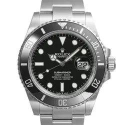 ROLEX SUBMARINER 126610LN BLACK CASE SIZE 41MM X 41MM MEN'S USED WATCH #71167
