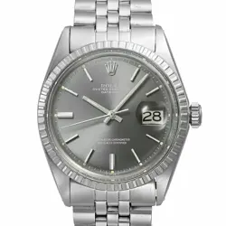 ROLEX DATEJUST 1603 GRAY CASE SIZE 36MM X 36MM MEN'S USED WATCH #72127