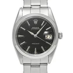 ROLEX OYSTER DATE 6694 BLACK CASE SIZE 34MM X 34MM MEN'S USED WATCH #71107