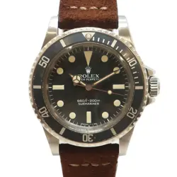 ROLEX SUBMARINER 5513 BLACK MEN'S USED WATCH #7157