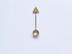 ROLEX ORG.24ST. ZEIGER GOLDFARBEN CAL. 1675