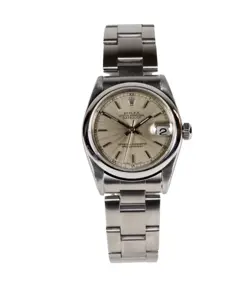 ROLEX DATEJUST 31 78240.  A LOVELY 2002 LADIES ROLEX WITH A SUNBURST SILVER DIAL