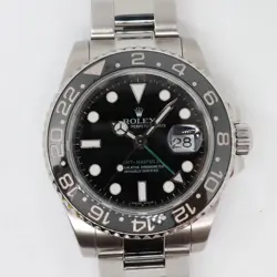 ROLEX 116710LN GMT MASTER II 40MM STEEL CERAMIC BLACK DIAL WATCH
