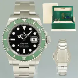 2024 NEW PAPERS ROLEX SUBMARINER 41MM GREEN STARBUCKS MK2 126610LV WATCH BOX