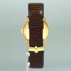 Rolex President Day Date 18038 Yellow Gold Champagne Diamond Quickset Watch Box