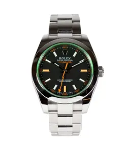 ROLEX MILGAUSS 116400GV. A SUPERB 2008 FULL SET. DISCONTINUED CLASSIC ROLEX