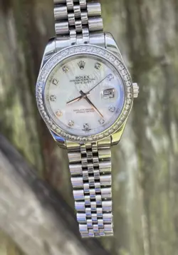 VINTAGE ROLEX OYSTER PERPETUAL DATEJUST WATCH
