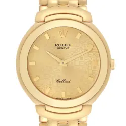 ROLEX CELLINI ANNIVERSARY DIAL YELLOW GOLD MENS WATCH 6623