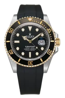ROLEX SUBMARINER 'BLACK RACING' 41MM 18KT YELLOW GOLD AND STAINLESS STEEL