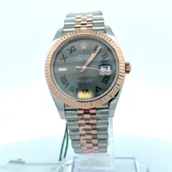 ROLEX DATEJUST 41 WIMBLEDON ROSE GOLD STEEL JUBILEE 126331