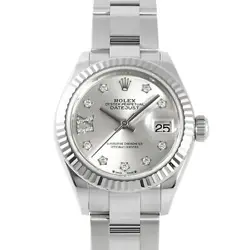 USED ROLEX DATEJUST 279174G SILVER CASE: 28.0MM LADIES WATCH #103015