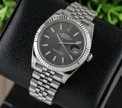 ROLEX DATEJUST 41 RHODIUM DIAL ON JUBILEE BRACELET 126334 WITH BOX AND PAPERS!!!
