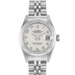 ROLEX DATEJUST 26 79174 MOTHER OF PEARL STEEL GOLD FLUTED JUBILEE LADIES WATCH