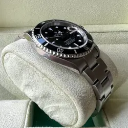 Rolex Submariner 16610 Oyster Bracelet Black Bezel Steel No Holes w/ Box