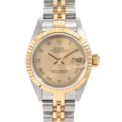 ROLEX DATEJUST 79173 WATCHES / YELLOW ROMAN MECHANICAL AUTOMATIC WOMEN