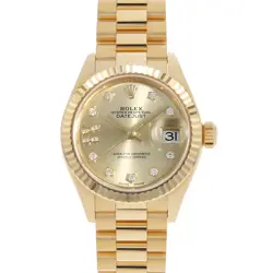 ROLEX DATEJUST PRESIDENT BRACELET 9P/IXDIA 279178G CHAMPAGNE GOLD RANDOM NUM...