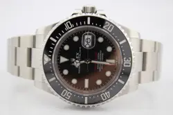 ROLEX 2020 SEA-DWELLER 43MM RED 50TH ANNIVERSARY STAINLESS STEEL WATCH 126600