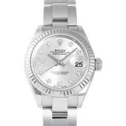 USED ROLEX DATEJUST 279174G SILVER CASE: 28.0MM LADIES WATCH #102015
