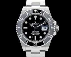 ROLEX 126610LN SUBMARINER DATE CERAMIC BEZEL SS BLACK DIAL