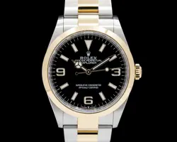 ROLEX 124273 EXPLORER 36 STAINLESS STEEL / 18K YELLOW GOLD BLACK DIAL 2025