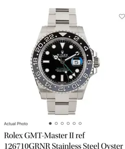 ROLEX GMT-MASTER II 126710GRNR  (BRUCE WAYNE)