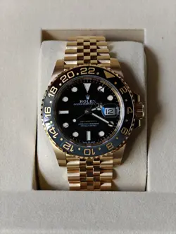 2025 UNWORN UNSIZED ROLEX GMT-MASTER II MEN'S BLACK WATCH - 126718GRNR 40MM B&P