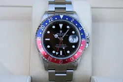 ROLEX 16710 GMT MASTER II WATCH PEPSI BEZEL