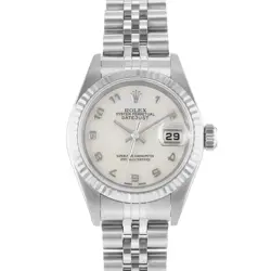ROLEX LADY-DATEJUST 79174, STEEL & GOLD, MOTHER OF PEARL ARABIC DIAL, JUBILEE...