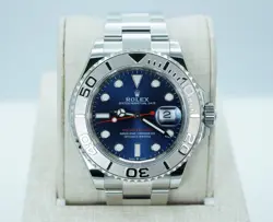 ROLEX 126622 YACHTMASTER PLATINUM BEZEL BLUE DIAL 2025 WARRANTY FULL SET