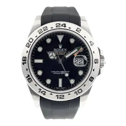 ROLEX EXPLORER STAINLESS STEEL BLACK DIAL 42MM AUTOMATIC MENS WATCH 216570